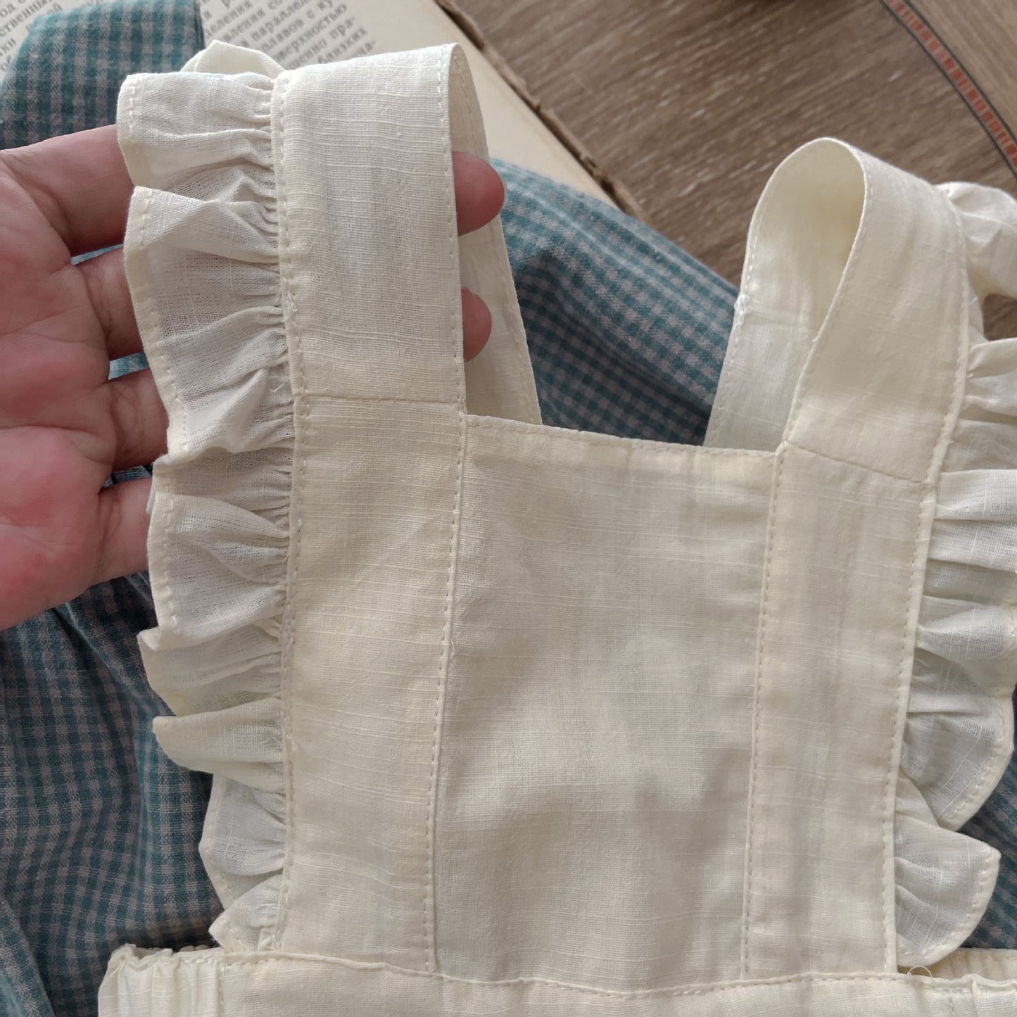 Infant Single-breasted Long Sleeve Romper