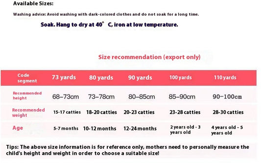 Baby Girl Round-neck Dress Suit